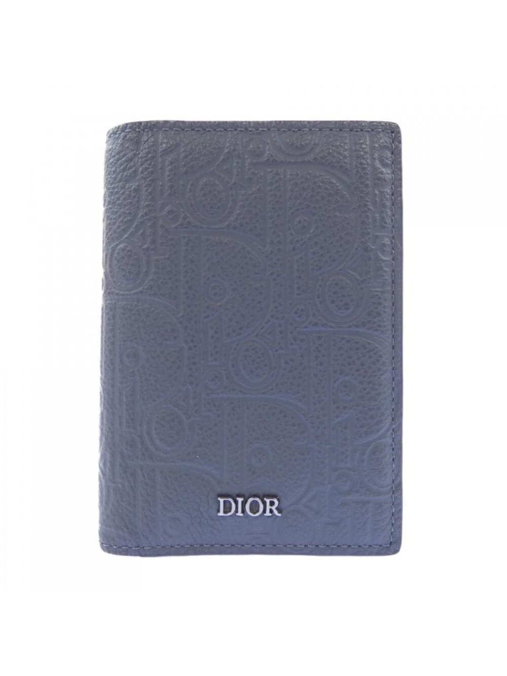 Dior Card Case Holders Gray
